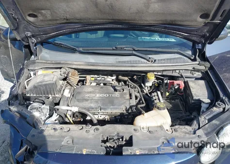 2016 Chevrolet Sonic Lt Auto из США, поврежденный, VIN 1G1JC5SH1G4105184